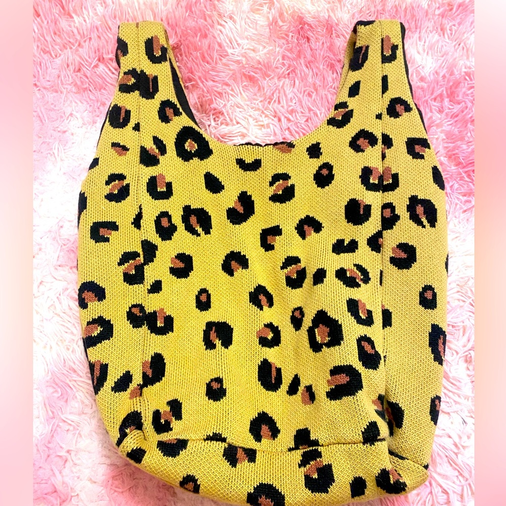 Cheetah Print Shopping Bag Tote